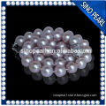AA 10-11MM Sino Pearl Zhuji Factor Purple Color Latest Pearl Necklace Designs